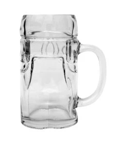 Lederhosen Glass Beer Mug 0.5 Liter -German Beer Steins Sales Store Lederhosen Glass Beer Mug 0.5 Liter GS200005 FNT SM 79040.1433346959