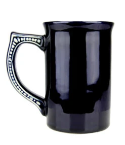 Leif Eriksson Viking Coffee Cup Cobalt -German Beer Steins Sales Store Leif Eriksson Viking Coffee Cup Cobalt K195KO Back SM 80517.1523743945