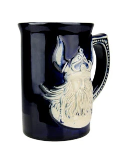 Leif Eriksson Viking Coffee Cup Cobalt -German Beer Steins Sales Store Leif Eriksson Viking Coffee Cup Cobalt K195KO RA SM 02383.1523743945