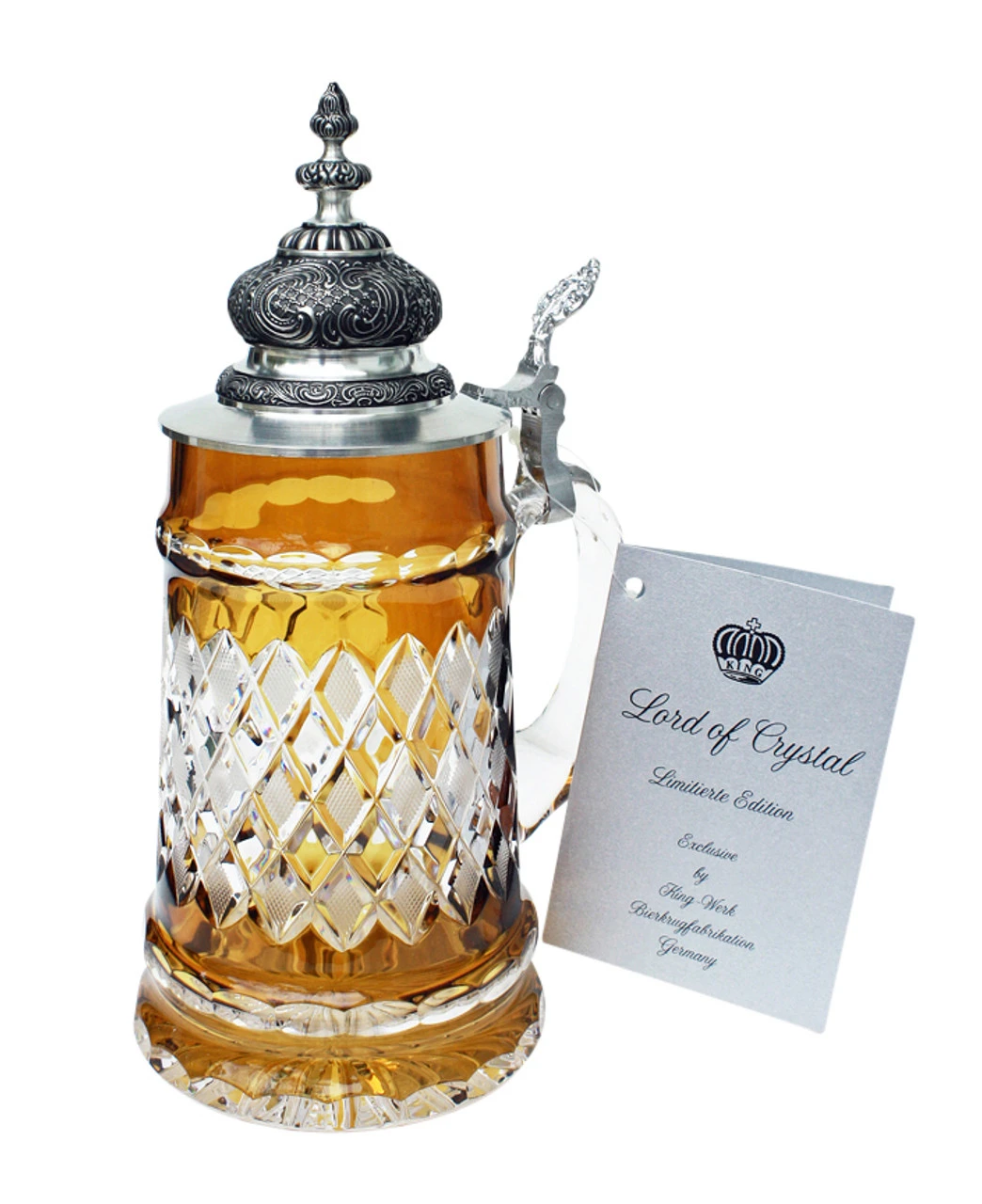 Lord Of Crystal Beer Stein Amber - Image 5