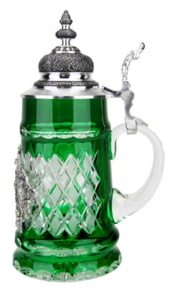 Lord Of Crystal Deutschland Beer Stein Green -German Beer Steins Sales Store Lord of Crystal Deutschland Beer Stein Green K6002G RS SM 47428.1490046605