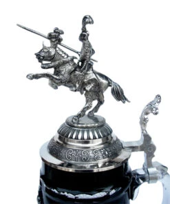 Lord Of Crystal German Knight Beer Stein -German Beer Steins Sales Store Lord of Crystal German Knight Beer Stein K6002S Lid SM 20239.1399045776