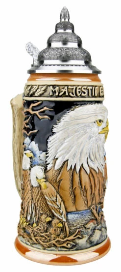 Majestic Eagle Beer Stein -German Beer Steins Sales Store Majestic Eagle Beer Stein K958 LA SM 21377.1527115318