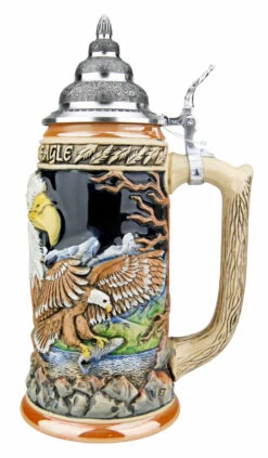 Majestic Eagle Beer Stein -German Beer Steins Sales Store Majestic Eagle Beer Stein K958 RS SM 32385.1527115319