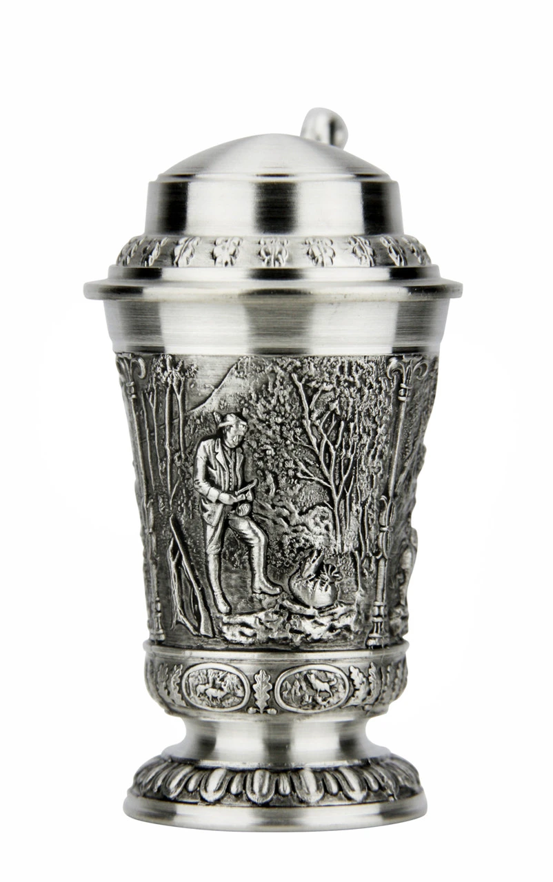 Marksman Hunter Schnapps Pewter Mini Stein | 1 Oz 2 Marksman Hunter Schnapps Pewter Mini Stein | 1 Oz - Image 2