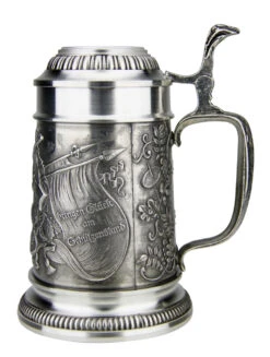 Marksman Pewter Beer Stein -German Beer Steins Sales Store Marksman Pewter Beer Stein DN8665Z RS Sm 91725.1511080322