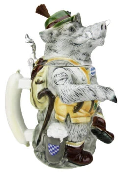 Max The Bavarian Boar Stein -German Beer Steins Sales Store Max the Bavarian Boar Stein K8003 LS SM 95067.1516918975