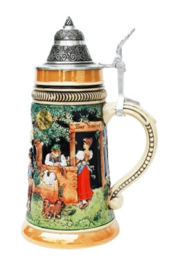 May Celebration Traditional Beer Stein -German Beer Steins Sales Store May Dance Traditional Beer Stein KT0280BZ RS SM 32415.1401397822