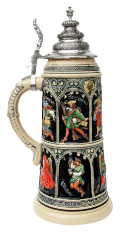 King Limitaet 2015 | Medieval Months Handpainted Beer Stein