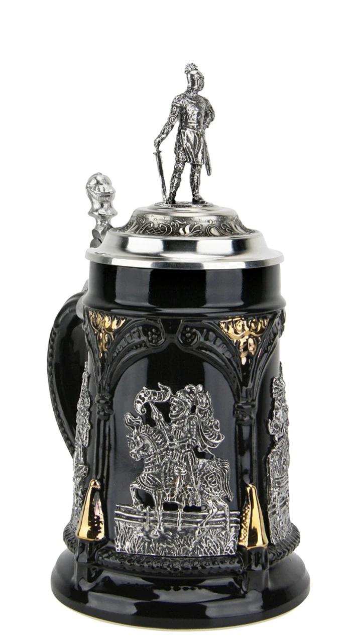 Medieval Tournament Beer Stein | Knight Lid 3 Medieval Tournament Beer Stein | Knight Lid - Image 3