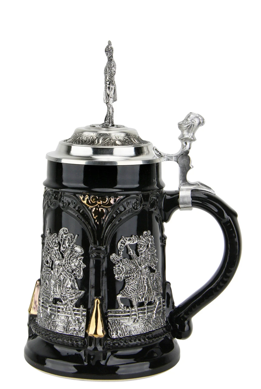 Medieval Tournament Beer Stein | Knight Lid 6 Medieval Tournament Beer Stein | Knight Lid - Image 6