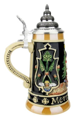 Merry Christmas German Christmas Beer Stein -German Beer Steins Sales Store Merry Christmas German Christmas Beer Stein K031 LS SM 34067.1585686214