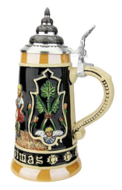 Merry Christmas German Christmas Beer Stein -German Beer Steins Sales Store Merry Christmas German Christmas Beer Stein K031 RS SM 55850.1585686286