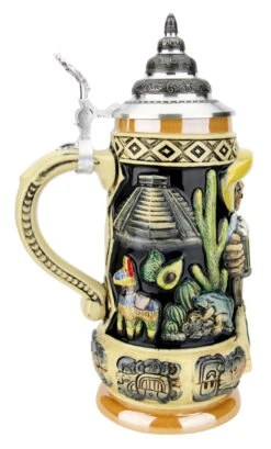 Mexico Beer Stein -German Beer Steins Sales Store Mexico Beer Stein K393MEX LS SM 39435.1586808353