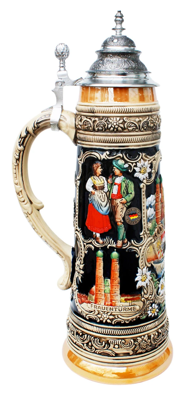 Munich Bavaria 2 Liter Beer Stein 2 Munich Bavaria 2 Liter Beer Stein - Image 2