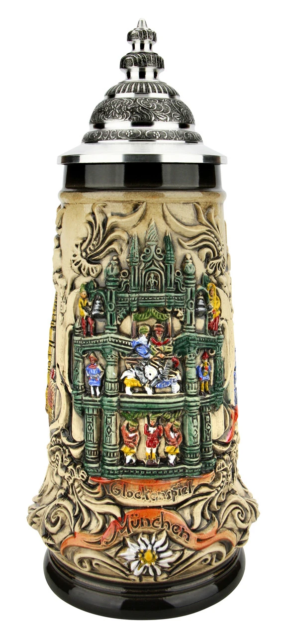 Munich Glockenspiel Beer Stein 1 Munich Glockenspiel Beer Stein