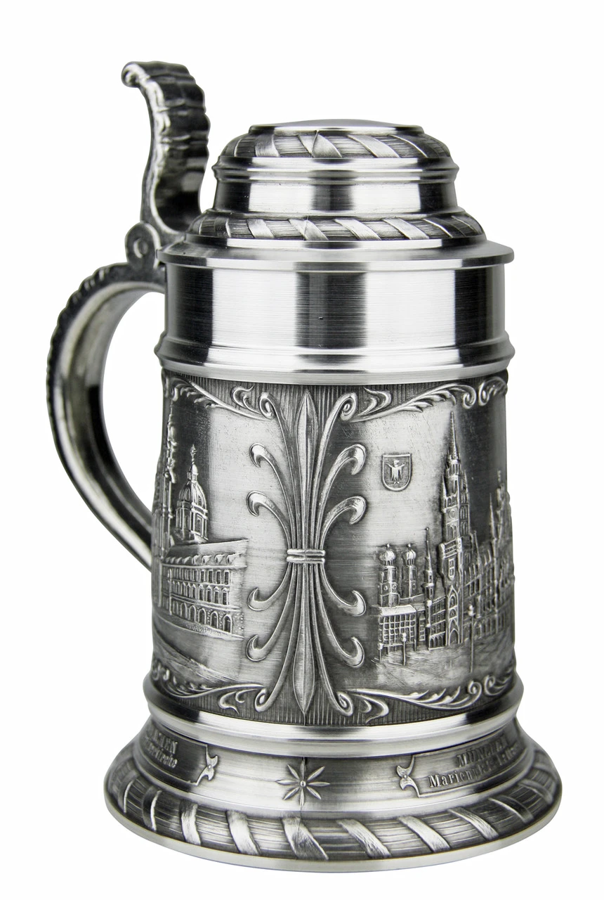 Munich Pewter Beer Stein 6 Munich Pewter Beer Stein - Image 6