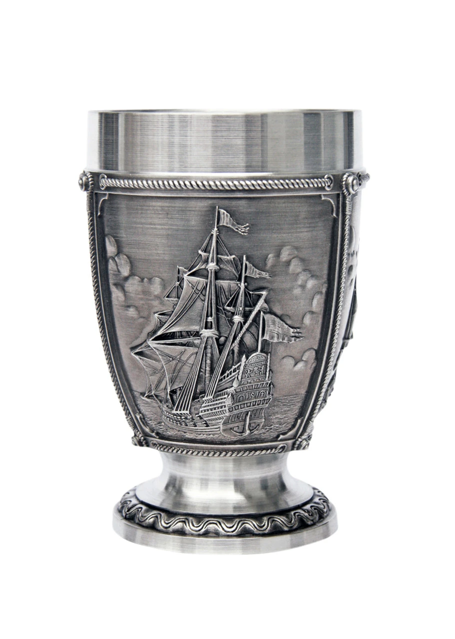 Nautical La Paloma Pewter Beer Cup - Image 3
