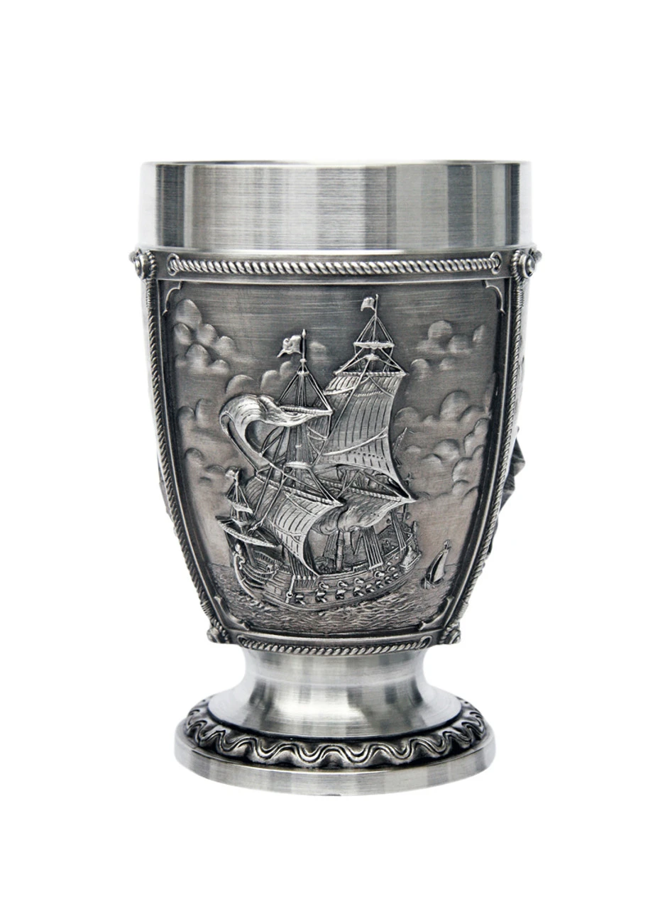 Nautical La Paloma Pewter Beer Cup - Image 2