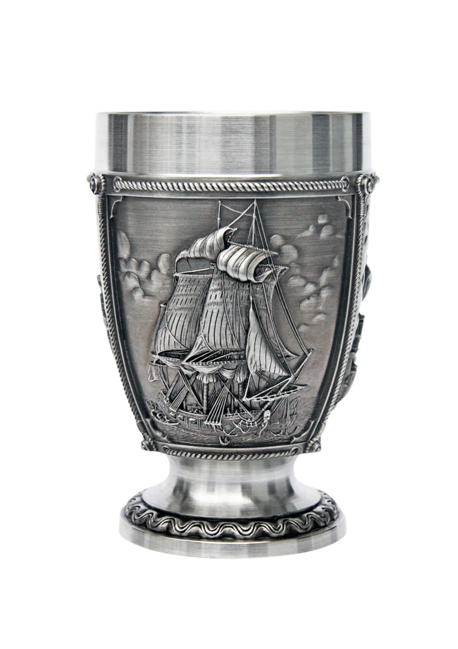 Nautical La Paloma Pewter Beer Cup