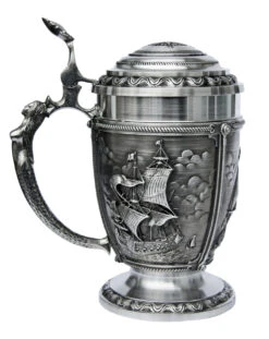 Nautical La Paloma Pewter Beer Stein 6 Nautical La Paloma Pewter Beer Stein -German Beer Steins Sales Store Nautical La Paloma Pewter Beer Stein AS10356 LS SM 71291.1398609640
