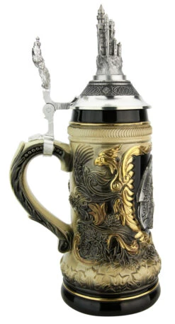 Neuschwanstein Beer Stein With Castle Lid 8 Neuschwanstein Beer Stein With Castle Lid -German Beer Steins Sales Store Neuschwanstein Beer Stein with Castle Lid ZB14239007 LS SM 85086.1611517240