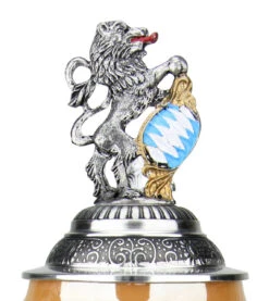 Neuschwanstein And King Ludwig Castle 3D Beer Stein With Lion Lid 11 Neuschwanstein And King Ludwig Castle 3D Beer Stein With Lion Lid -German Beer Steins Sales Store Neuschwanstein and King Ludwig Castle 3D Beer Stein with Lion Lid ZB19989910GN Lid Detail SM 09696.1547069146