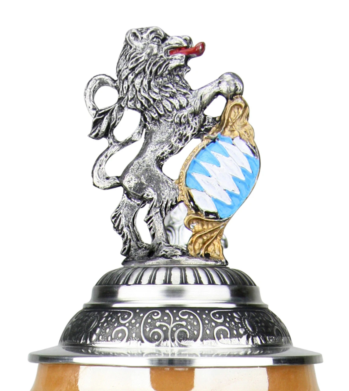 Neuschwanstein And King Ludwig Castle 3D Beer Stein With Lion Lid 6 Neuschwanstein And King Ludwig Castle 3D Beer Stein With Lion Lid - Image 6