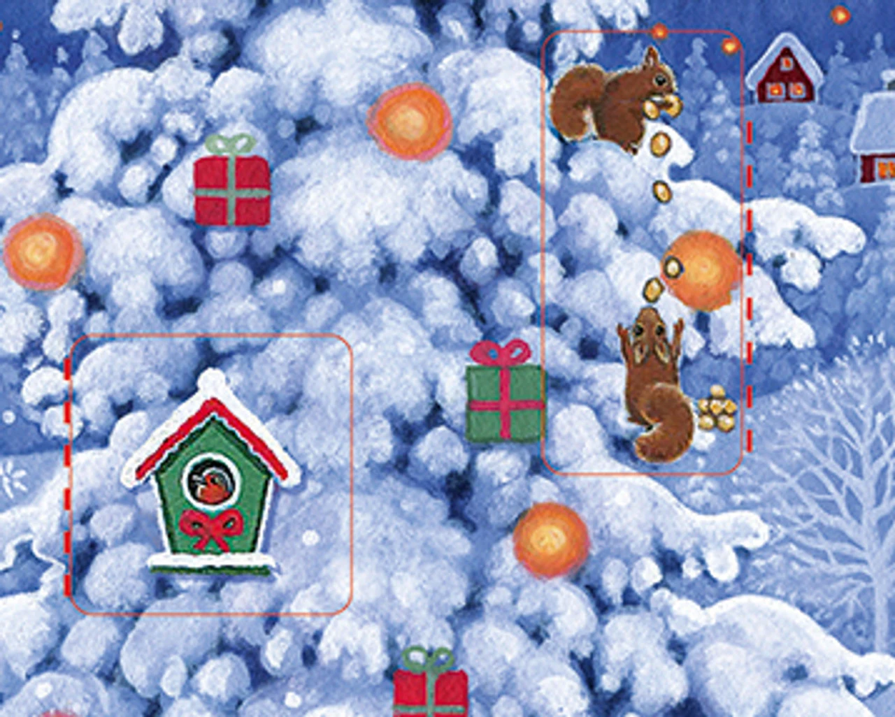 Nisse Winter Christmas Tree Extra Tall German Advent Calendar 2 Nisse Winter Christmas Tree Extra Tall German Advent Calendar - Image 2