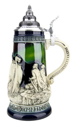 Northern Lights Viking Beer Stein -German Beer Steins Sales Store Northern Lights Viking Beer Stein K324 RS SM 71110.1527115087