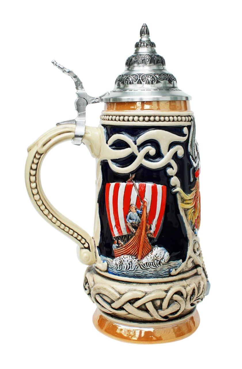 Norway Viking Beer Stein 2 Norway Viking Beer Stein - Image 2