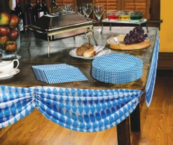 Oktoberfest Bavarian Flag Fabric Bunting -German Beer Steins Sales Store Oktoberfest Bavarian Flag Party Fabric Bunting S54677 example 2 28063.1438270572