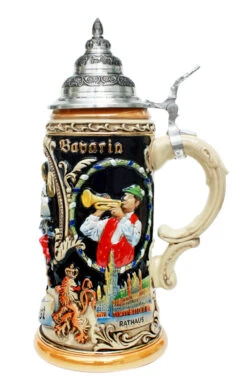 Oktoberfest Dancing Beermaid Beer Stein -German Beer Steins Sales Store Oktoberfest Dancing Beermaid Beer Stein K202 4A RS SM 11337.1395936826