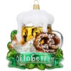 Oktoberfest Glass Christmas Ornament