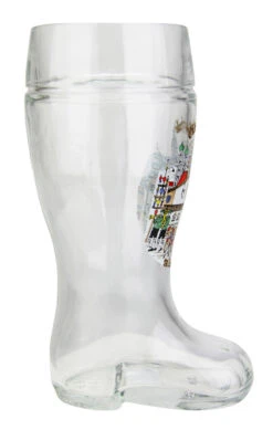 Oktoberfest Munich Glass Beer Boot 1 Liter -German Beer Steins Sales Store Oktoberfest Munich Glass Beer Boot 1 Liter GS2810OF RS SM 86254.1697747075