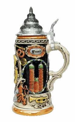Oktoberfest Oompah Band Beer Stein -German Beer Steins Sales Store Oktoberfest Oompah Band Beer Stein K202 2 RS SM 11933.1395862064
