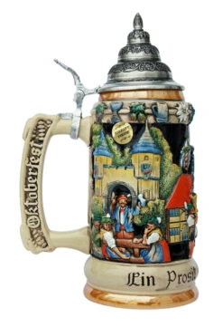 Oktoberfest Panorama Beer Stein 5 Oktoberfest Panorama Beer Stein -German Beer Steins Sales Store Oktoberfest Panorama Beer Stein K200 O LS SM 77157.1395936872