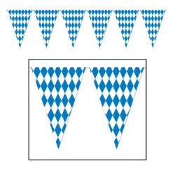 Oktoberfest Party Pennant Banner Large