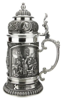 Old Dutch Masters Pewter Beer Stein -German Beer Steins Sales Store Old Dutch Masters Pewter Beer Stein AS12137 RS SM 35173.1618256272