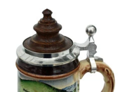 Old Heidelberg Beer Stein With Wood Lid -German Beer Steins Sales Store Old Heidelberg Wooden Lid Beer Stein K465H Detail SM 03974.1401733855