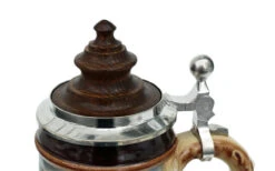 Old Rothenburg Beer Stein With Wood Lid 7 Old Rothenburg Beer Stein With Wood Lid -German Beer Steins Sales Store Old Rothenburg Wooden Lid Beer Stein K465R Detail SM 97097.1401734063