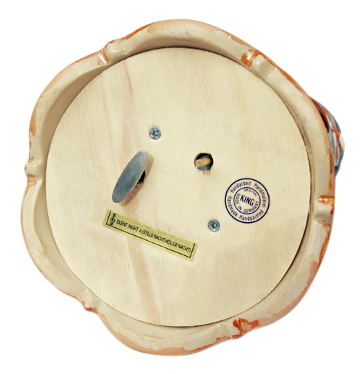 Old World Santa Silent Night Musical Beer Stein - Image 4