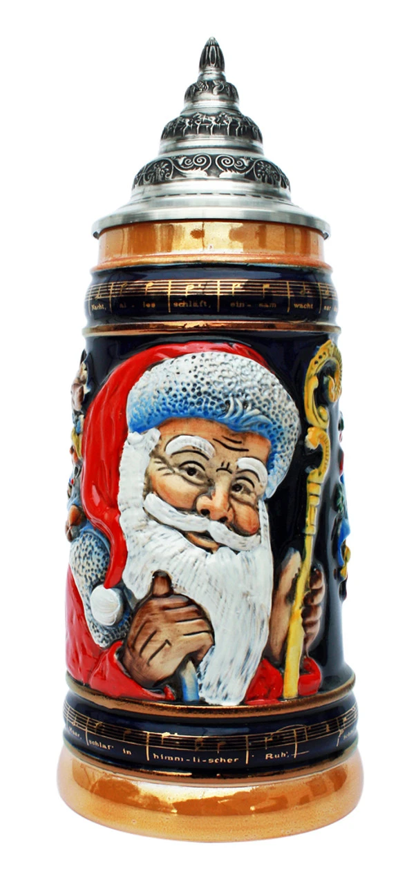 Old World Santa Silent Night Beer Stein
