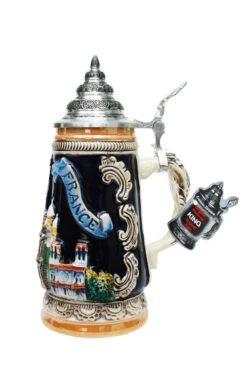 Paris Beer Stein 0.25 Liter -German Beer Steins Sales Store Paris Beer Stein 0.25 Liter K305PS RS SM 68744.1554759646