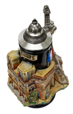 Paris France 3D Beer Stein -German Beer Steins Sales Store Paris France 3D Beer Stein K3963 A1 SM 04956.1417709982