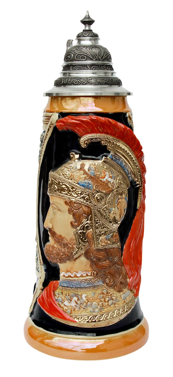 King Limitaet 2003 | Peter Duemler Ares Trojan War Handpainted Beer Stein 1 King Limitaet 2003 | Peter Duemler Ares Trojan War Handpainted Beer Stein
