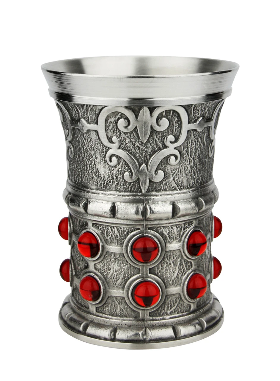 Pewter Rubin Swarovski Chalice Cup 1 Pewter Rubin Swarovski Chalice Cup