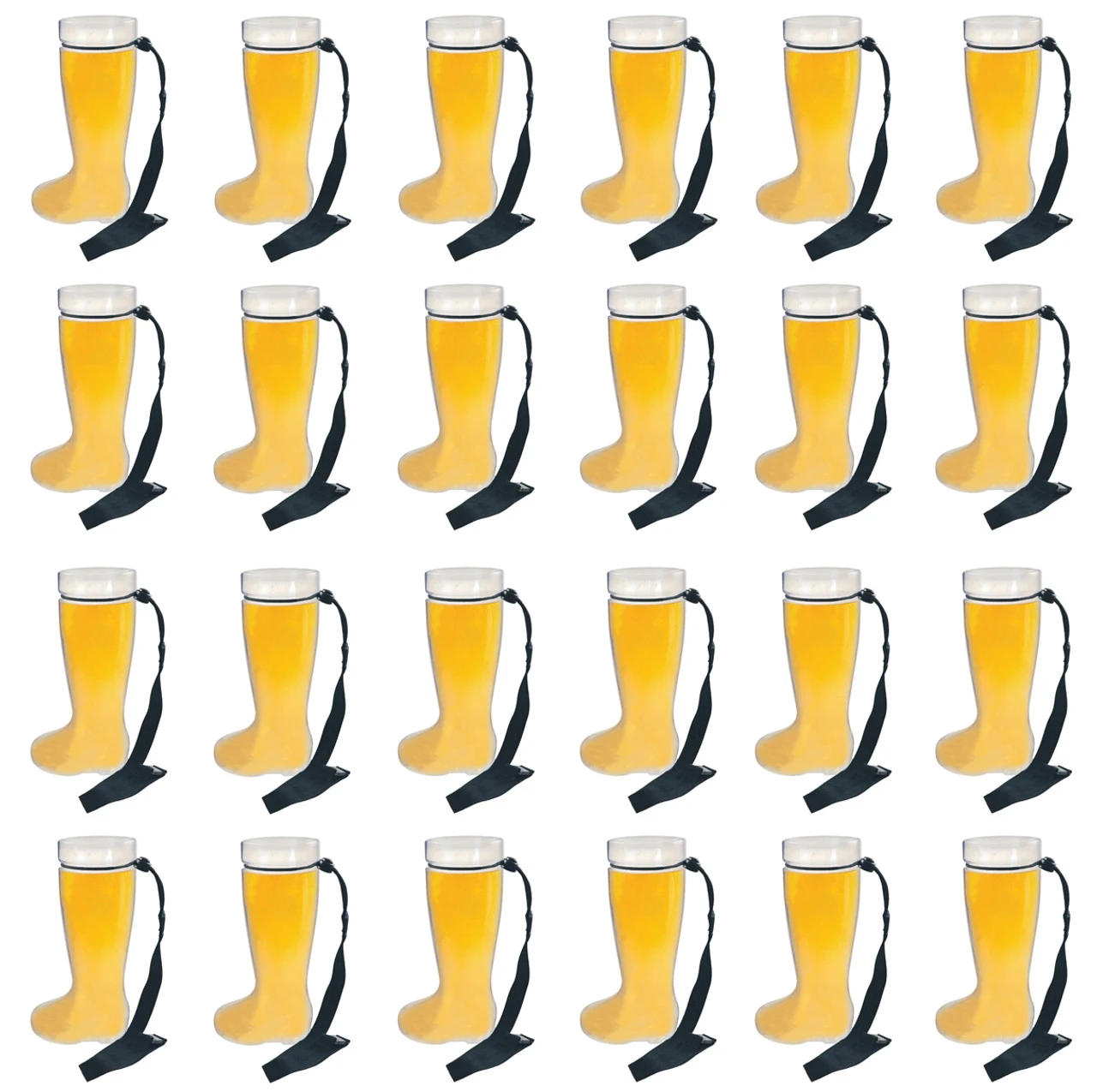 Plastic 1 Liter Beer Boot With Black Lanyards 24 Pack 1 Plastic 1 Liter Beer Boot With Black Lanyards 24 Pack