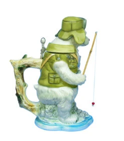 Polar Bear Fishing Beer Stein 5 Polar Bear Fishing Beer Stein -German Beer Steins Sales Store Polar Bear Fishing Beer Stein LS SM 77027.1418237892