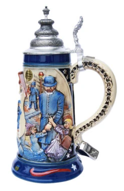 Policeman Beer Stein -German Beer Steins Sales Store Policeman Beer Stein K30111 RS SM 20620.1401398767